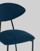 Стул обеденный Квинси велюр синий Стул обеденный Квинси велюр синий