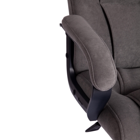 Кресло BERGAMO хром флок, серый