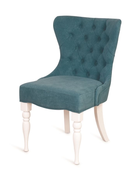 Кресло Вальс эмаль белая, RS29 - бирюза