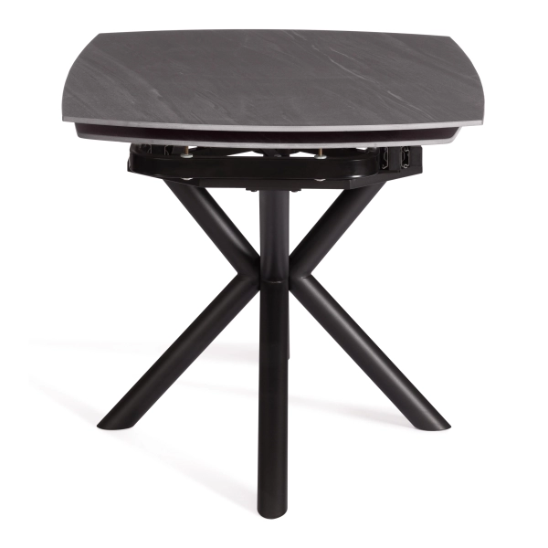 Стол обеденный Winston серый, металл и керамика, прямоугольная столешница