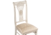 Стул деревянный Roy золото патина тк. К02 бежевая, слоновая кость