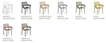 Кресло пластиковое Doga капучино