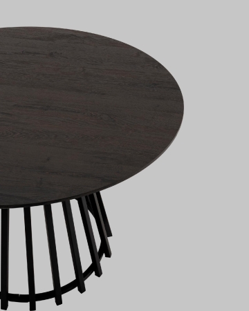 Стол обеденный Daphne 120*75 см темное дерево