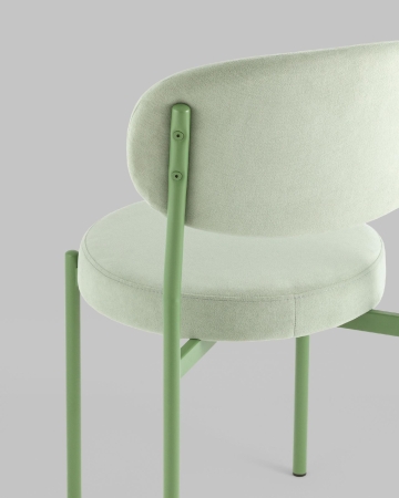Стул Бриф SN велюр оливковый каркас оливковый муар