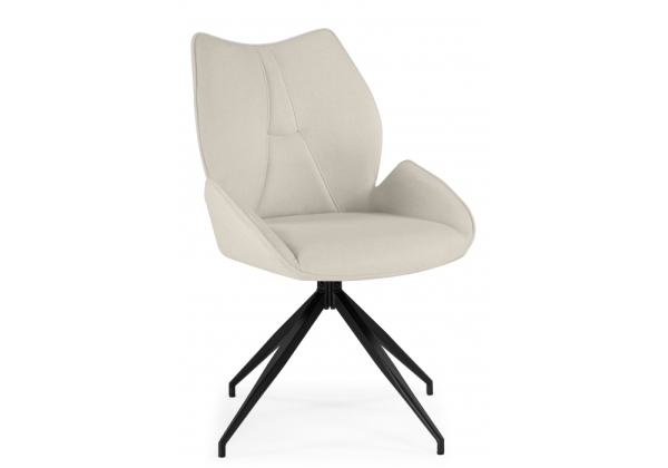 Стул на металлокаркасе Miranda 360 крутящийся бежевый, черный