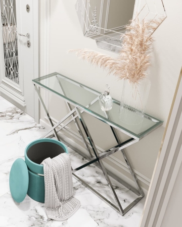 Консоль ИНСИГНИЯ 115*30 серебро