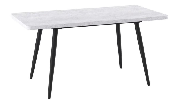 Стол раздвижной БОРГ RADIAL-120(160)х80 серый, черный