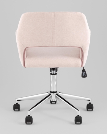 Стул офисный ROSS рогожка светло-розовый