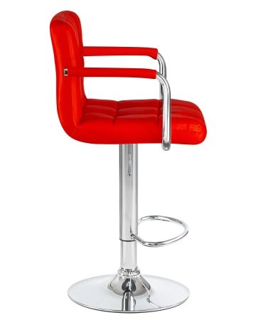 Стул барный KRUGER ARM красный