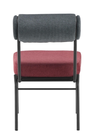 Стул обеденный Ponpoun темно-серый бордо