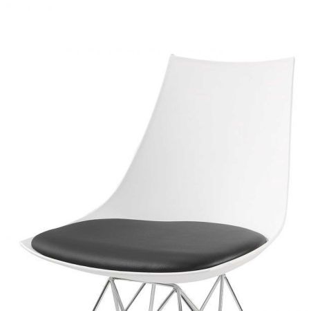 Стул PM062G белый, черный