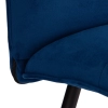Стул обеденный Sweet синий велюр