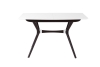 Стол Марко белый и черный, дерево, прямоугольная столешница, раскладной Стол Марко белый и черный, дерево, прямоугольная столешница, раскладной