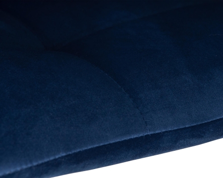 Набор 2 шт Стул барный TAILOR WHITE, синий велюр (MJ9-117)