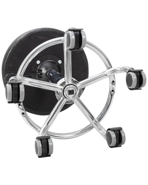 Табурет мастера BILLY черный, хромированный Табурет мастера BILLY черный, хромированный