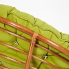 Кресло-качалка "PAPASAN" w 23 и 01 B с подушкой, орех, флок олива, 23