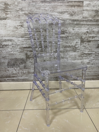 Стул N-105 Crown прозрачный банкетный разборный