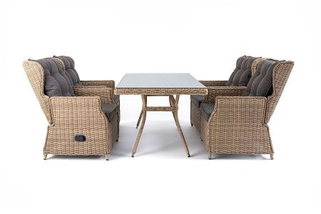Обеденная группа "Кьянти" из искусственного ротанга