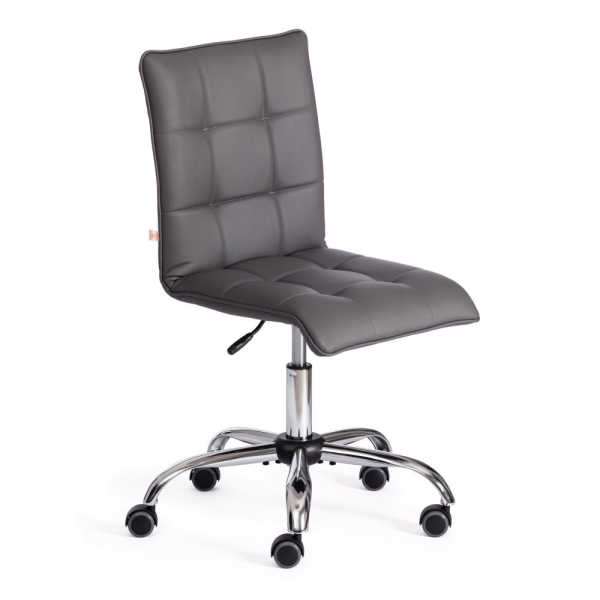 Кресло ZERO экокожа, металлик