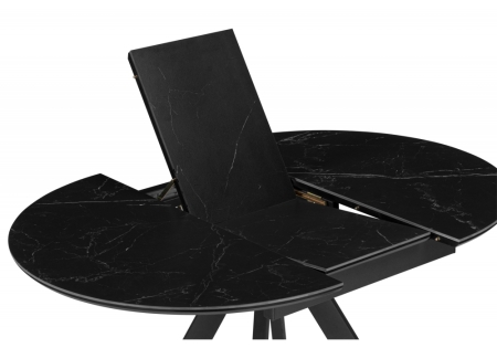 Керамический стол Трейси 90 shakespeare black, черный