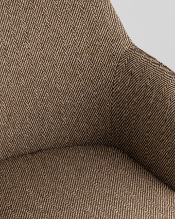 Стул обеденный Katys оливково-бежевый елочка