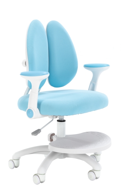 Детское кресло Kids 104 ткань голубой