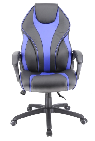 Игровое компьютерное кресло Wing экокожа синий