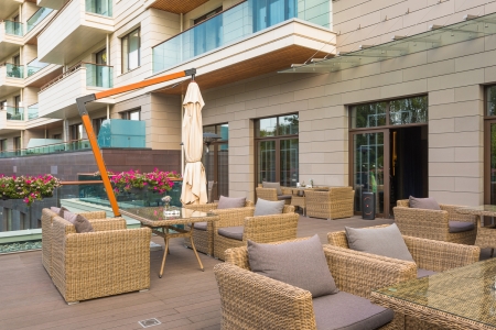 "Капучино" кресло из искусственного ротанга, соломенный