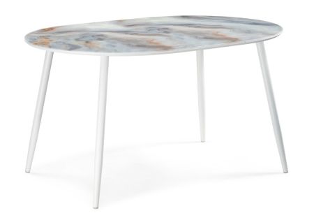 Стол Кловис кианит, белый