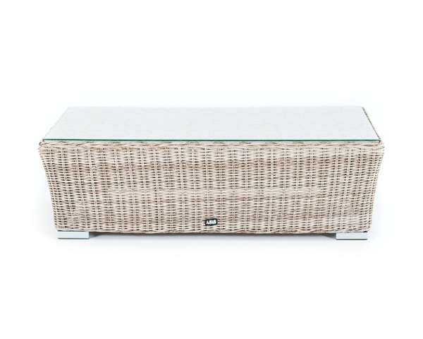 "Капучино" журнальный столик из искусственного ротанга, цвет бежевый