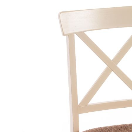 Стул Гольфи Джуниор (Golfi Junior) дерево гевея, 45*51*94, слоновая кость, ткань коричневый, золотой (1505-9) Стул Гольфи Джуниор (Golfi Junior) дерево гевея, 45*51*94, слоновая кость, ткань коричневый, золотой (1505-9)