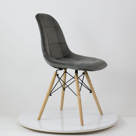 Стул Pulsante темно-серый велюр