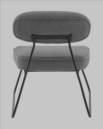 Кресло Kate new ткань букле темно-серый