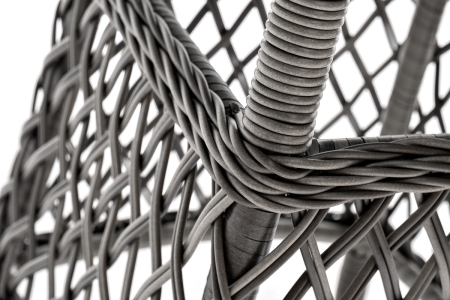 "Эспрессо–80 R" обеденная группа плетеная, цвет графит