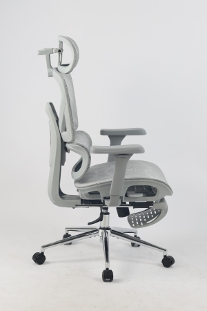 Кресло офисное TopChairs Vertus серая сетка