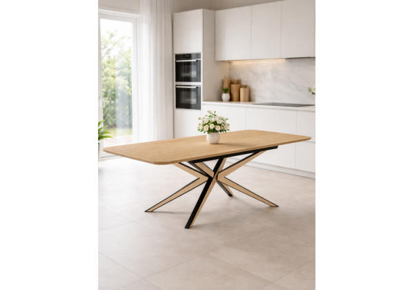 Стол деревянный Roxy 160(220)x90 светлый дуб