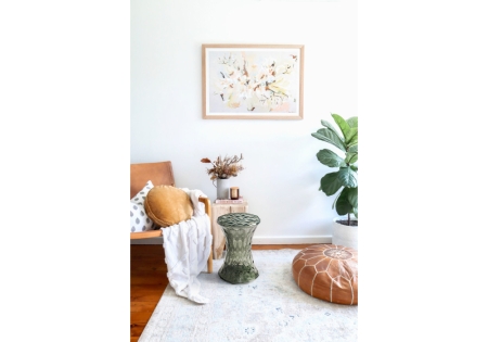 Журнальный стол Button 30x47 черный