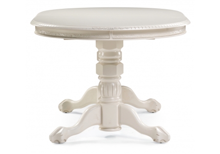 Стол деревянный Кантри 160 овальный крем