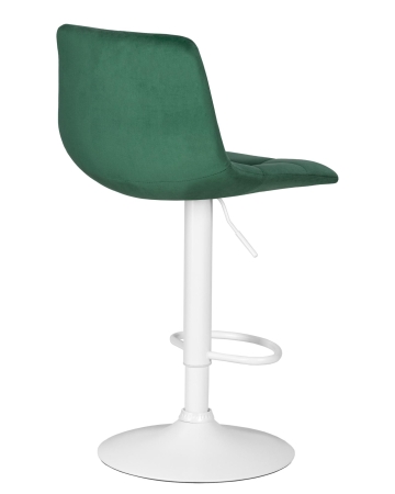Набор 2 шт Стул барный TAILOR WHITE, зеленый велюр (MJ9-88)
