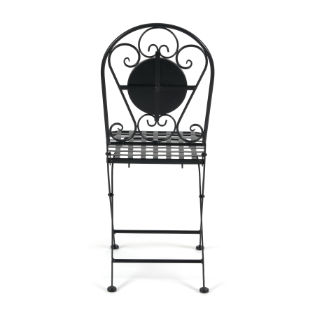 Стул Secret de Maison VICENZA (mod. PL08-7451RV) металл, 36*35*91 см, черный, плитка калейдоскоп