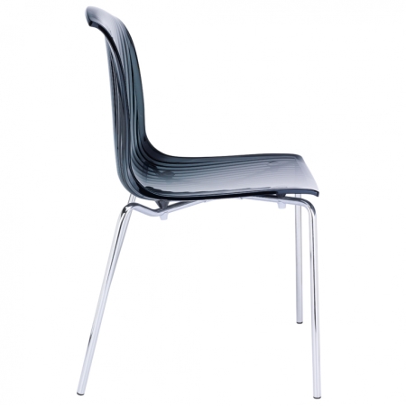 Стул прозрачный Siesta Contract Allegra черный