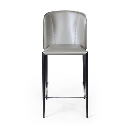 Стул полубарный Albert кожа тауп