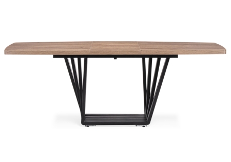 Стол деревянный Эудес дуб галифакс табак, черный