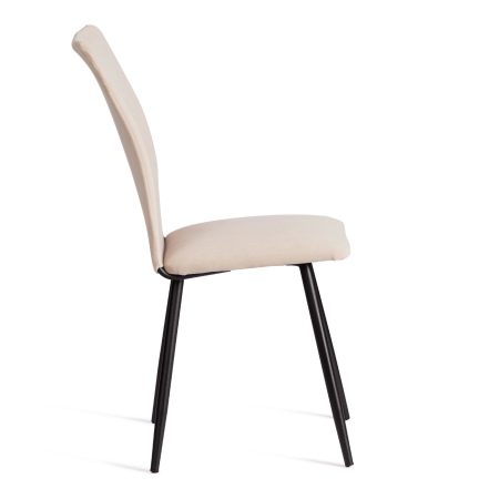 Стул обеденный La Rousse бежевый велюр Стул обеденный La Rousse бежевый велюр