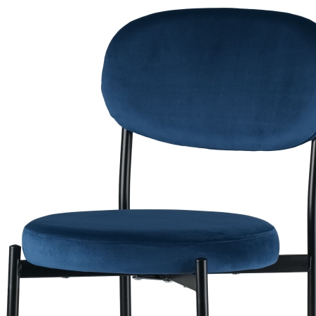 Стул Maso велюр синий