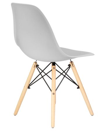 Стул обеденный DSW ножки светлый бук, светло-серый GR-01
