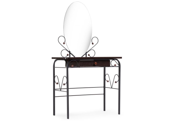 Стол деревянный Клео 3 черный, венге