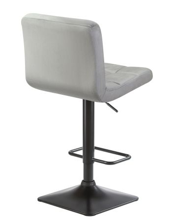 Стул барный DOMINIC серый велюр MJ9-75