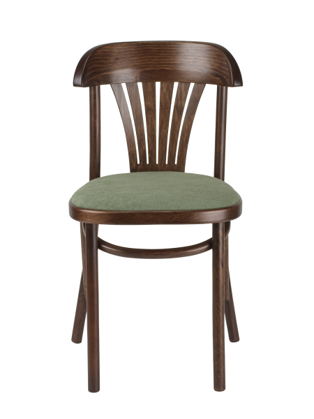 Стул Астра темный тон, букле зеленый MOSS 615