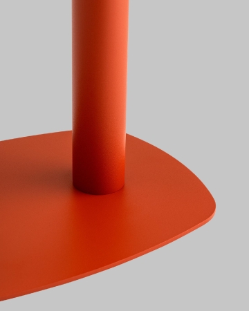 Журнальный столик Eanna L металл красный